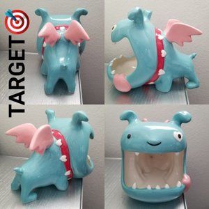 Target Valentine's Day 2011 Blue Bulldog Decor Candy Dish